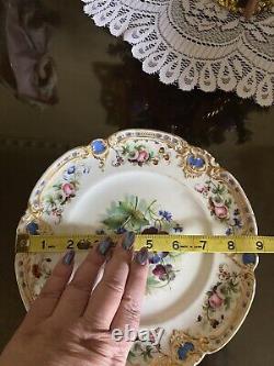 Antique Hand Painted Beautiful Russian Imperial Porcelain Kornilov 9 Plate