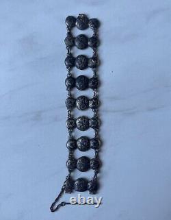 Antique Imperial Bracelet Russian Silver 84