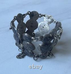 Antique Imperial Bracelet Russian Silver 84