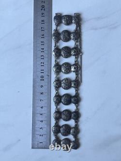 Antique Imperial Bracelet Russian Silver 84