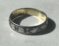 Antique Imperial Ring Kavkaz Niello 1846 Silver 84 Russian