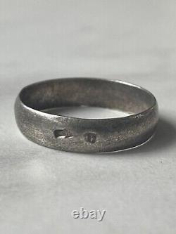 Antique Imperial Ring Silver 84 Russian, KF, Faberge