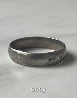 Antique Imperial Ring Silver 84 Russian, KF, Faberge