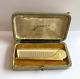Antique Imperial Rus Faberge Solid Silver 84 Gold Plated AT Authors Comb