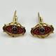 Antique Imperial Russian 14 Carat Gold Enamelled Sapphire Cabochon Set Cufflinks