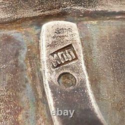 Antique Imperial Russian 1880's Stamp? Silver Tea Glass Holder 3 ¼
