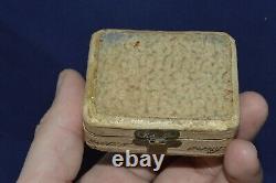 Antique Imperial Russian 19 century Box case for earrings Jewelry Faberge Design