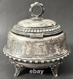 Antique Imperial Russian 84 SIlver Jewelry Box