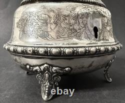 Antique Imperial Russian 84 SIlver Jewelry Box