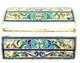 Antique Imperial Russian 84 Shaded Enamel Silver Gilt Belt Buckle Moscow 1888