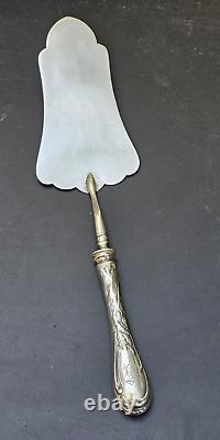 Antique Imperial Russian 84 Silver Cake Server 83 Grams, Decorative Handles Art
