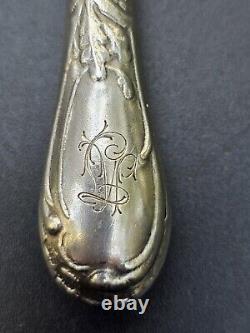 Antique Imperial Russian 84 Silver Cake Server 83 Grams, Decorative Handles Art