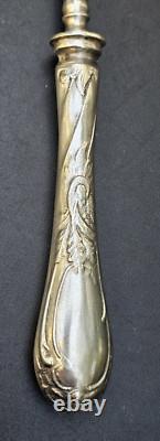 Antique Imperial Russian 84 Silver Cake Server 83 Grams, Decorative Handles Art