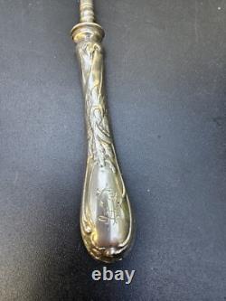 Antique Imperial Russian 84 Silver Cake Server 83 Grams, Decorative Handles Art