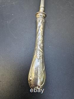 Antique Imperial Russian 84 Silver Cake Server 83 Grams, Decorative Handles Art