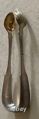 Antique Imperial Russian 84 Silver Carl Bojanowski St Petersburg Sugar Tongs