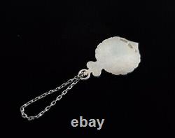 Antique Imperial Russian 84 Silver Chased Pendant Jetton St. George Military RU