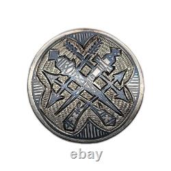 Antique Imperial Russian 84 Silver Cufflinks Royal Armorial Coat of Arms Royalty