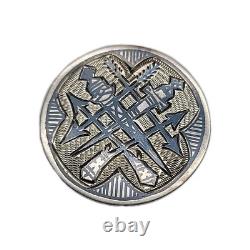 Antique Imperial Russian 84 Silver Cufflinks Royal Armorial Coat of Arms Royalty