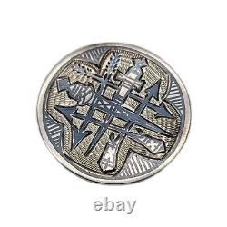 Antique Imperial Russian 84 Silver Cufflinks Royal Armorial Coat of Arms Royalty