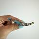 Antique Imperial Russian 84 Silver Enamel Dagger Brooch Gilt Blade Original