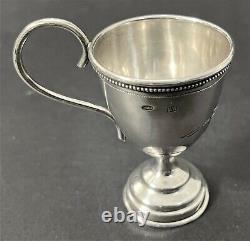 Antique Imperial Russian 84 Silver Engraved Cup (CK)