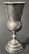 Antique Imperial Russian 84 Silver Engraved Kiddush Cup (I. Yevstigneev, Moscow)