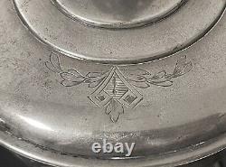 Antique Imperial Russian 84 Silver Footed & Lided Candy DIsh