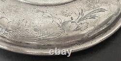 Antique Imperial Russian 84 Silver Footed & Lided Candy DIsh