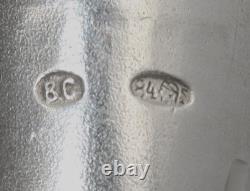 Antique Imperial Russian 84 Silver Ivan Lebedkin Engraved Leaves Kiddush Cup, 3