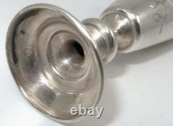 Antique Imperial Russian 84 Silver Ivan Lebedkin Engraved Leaves Kiddush Cup, 3