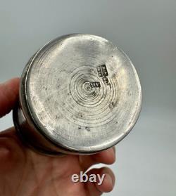 Antique Imperial Russian 84 Silver Niello Cup Beaker Architectural Moscow 1856