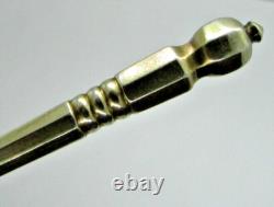 Antique Imperial Russian 84 Silver Serving Spoons c 1880 Engraved Gold Wash
