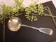 Antique Imperial Russian 84 Silver Tea Strainer Engraved Gold Wash, Marked
