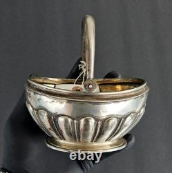 Antique Imperial Russian 84 Sterling Silver Candy Dish by Morozov