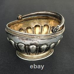 Antique Imperial Russian 84 Sterling Silver Candy Dish by Morozov