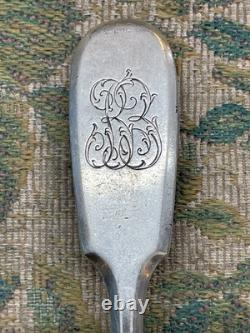 Antique Imperial Russian 84 solid silver x4 table spoons by Morozov