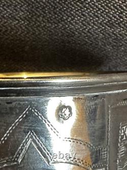 Antique Imperial Russian 84silver Kiddush/vodka Cup