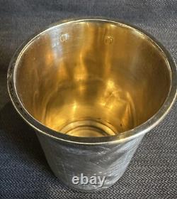 Antique Imperial Russian 84silver Kiddush/vodka Cup