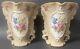 Antique Imperial Russian (A. Popov) Pair of Porcelain Vases