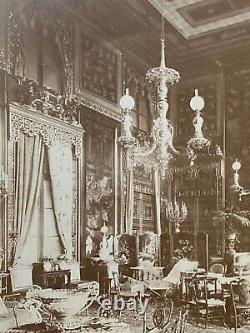 Antique Imperial Russian Albumen Photo St Petersburg Palace Interior Tsar Russia