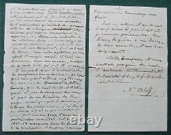 Antique Imperial Russian Antique Signed Letter Reforms Prince Nicholas Orloff