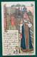 Antique Imperial Russian Bilibin Red Cross Postcard Posted to Baron Engelhartd