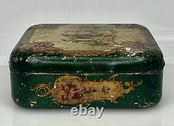 Antique Imperial Russian Biscuit/Confection Tin Box 91251