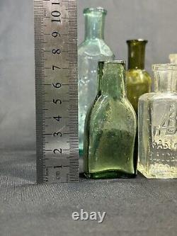 Antique Imperial Russian Bottle Pharmacy bottle Glass Collection 12pc. Video