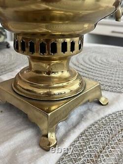 Antique Imperial Russian Brass Samovar 1870's. 16.5 Tall