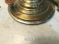 Antique Imperial Russian Brass Samovar withTeapot, 23 Tall