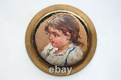 Antique Imperial Russian Brooch Oil painting? Hild Nice Grade