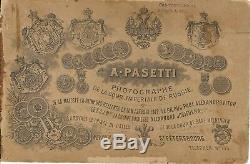 Antique Imperial Russian Cabinet Photo Empress Alexandra Feodorovna by Pasetti