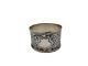 Antique Imperial Russian Caucasus 84 Silver Niello Napkin Ring 1 Tall 20 Grams
